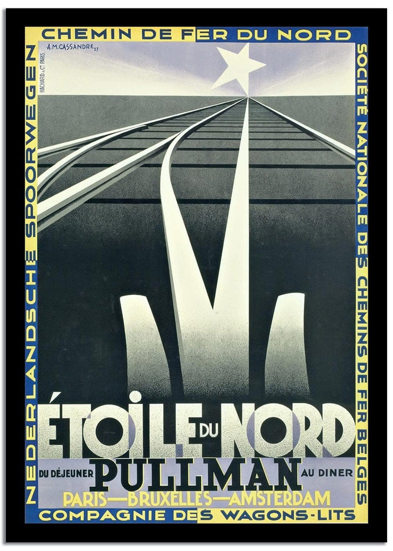 Etoile Nord  Vintage Poster Fine Art Print