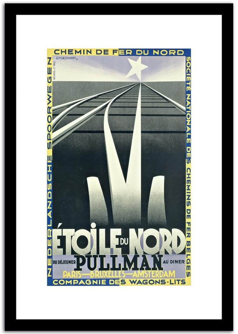 Etoile Nord  Vintage Poster Fine Art Print