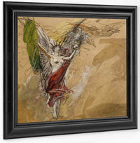 Etude De Figures Volantes 01 By Luc Olivier Merson Fine Art Print