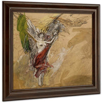 Etude De Figures Volantes 01 By Luc Olivier Merson Fine Art Print