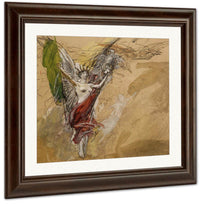 Etude De Figures Volantes 01 By Luc Olivier Merson Fine Art Print