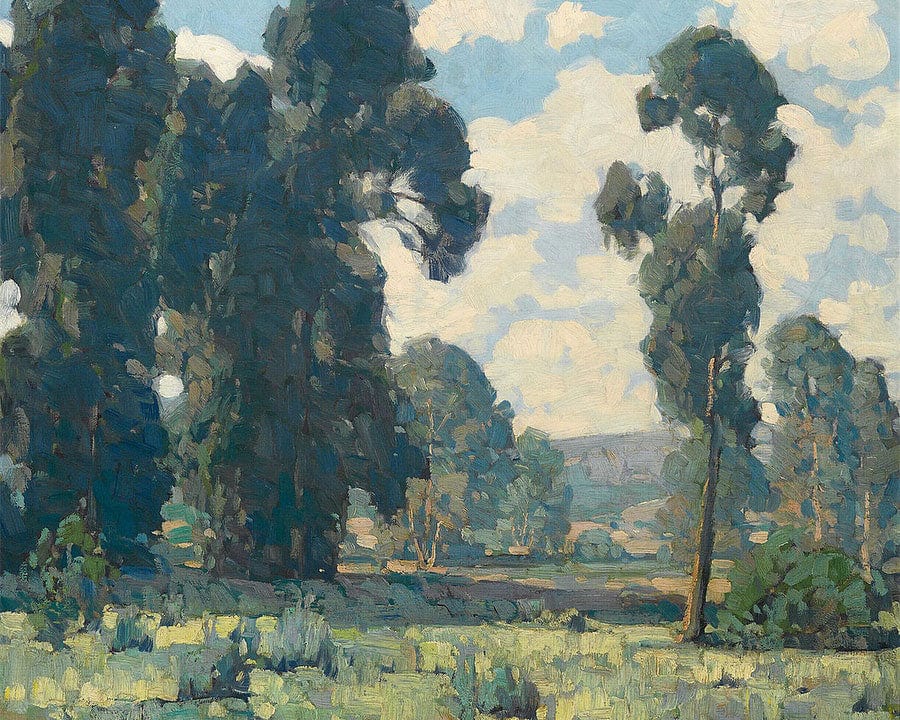 Eucalyptus Trees By Edgar Payne Fine Art Print