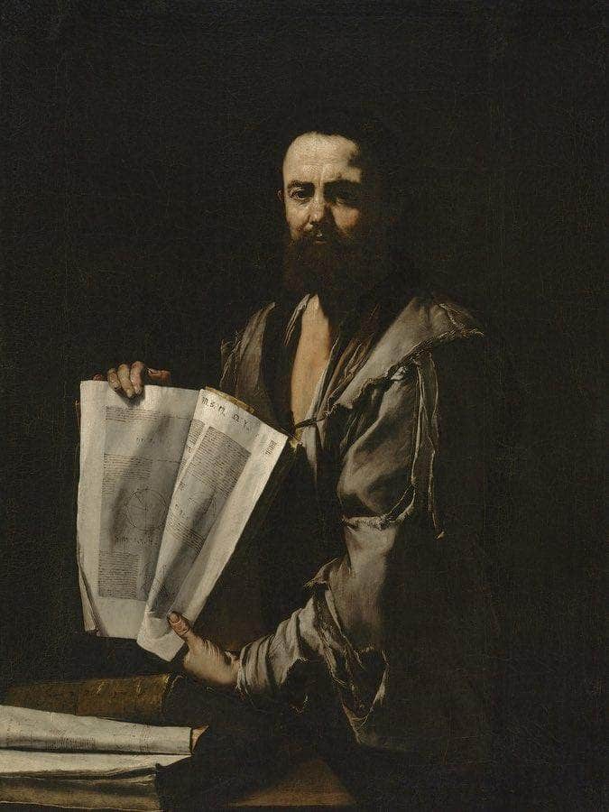 Euclid By Jusepe De Ribera Fine Art Print