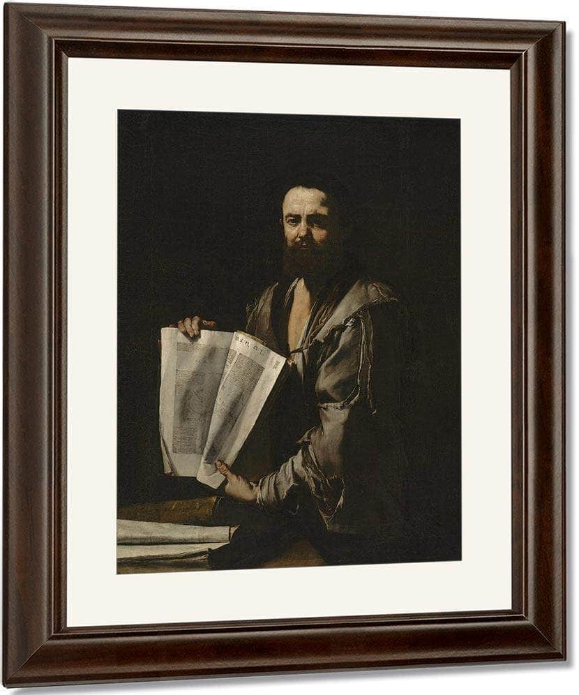 Euclid By Jusepe De Ribera Fine Art Print