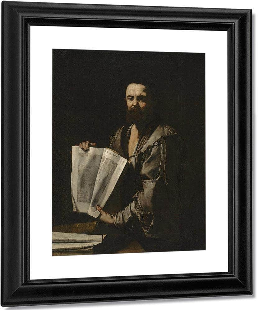 Euclid By Jusepe De Ribera Fine Art Print