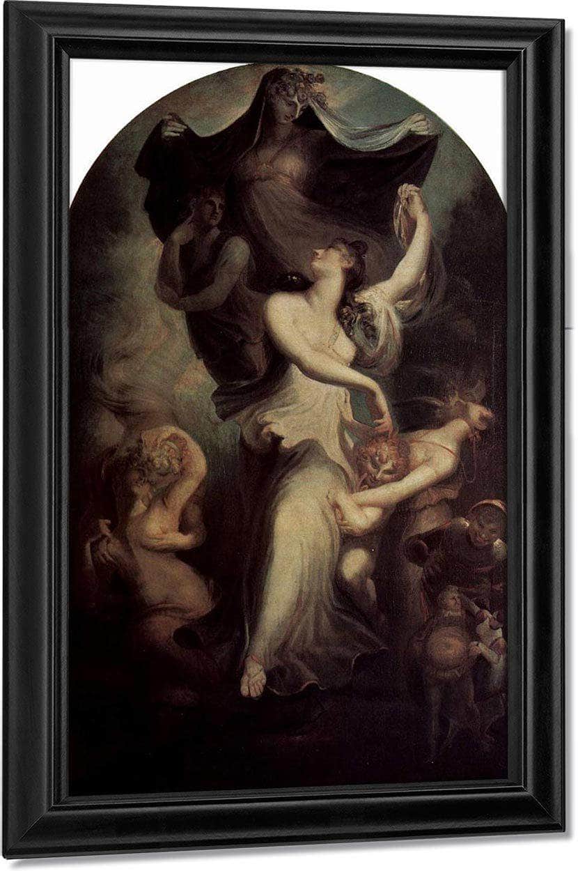 Euphrosyne Before The Imagination And The Temperance By Henry Fuseli Fine Art Print
