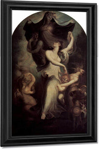 Euphrosyne Before The Imagination And The Temperance By Henry Fuseli Fine Art Print