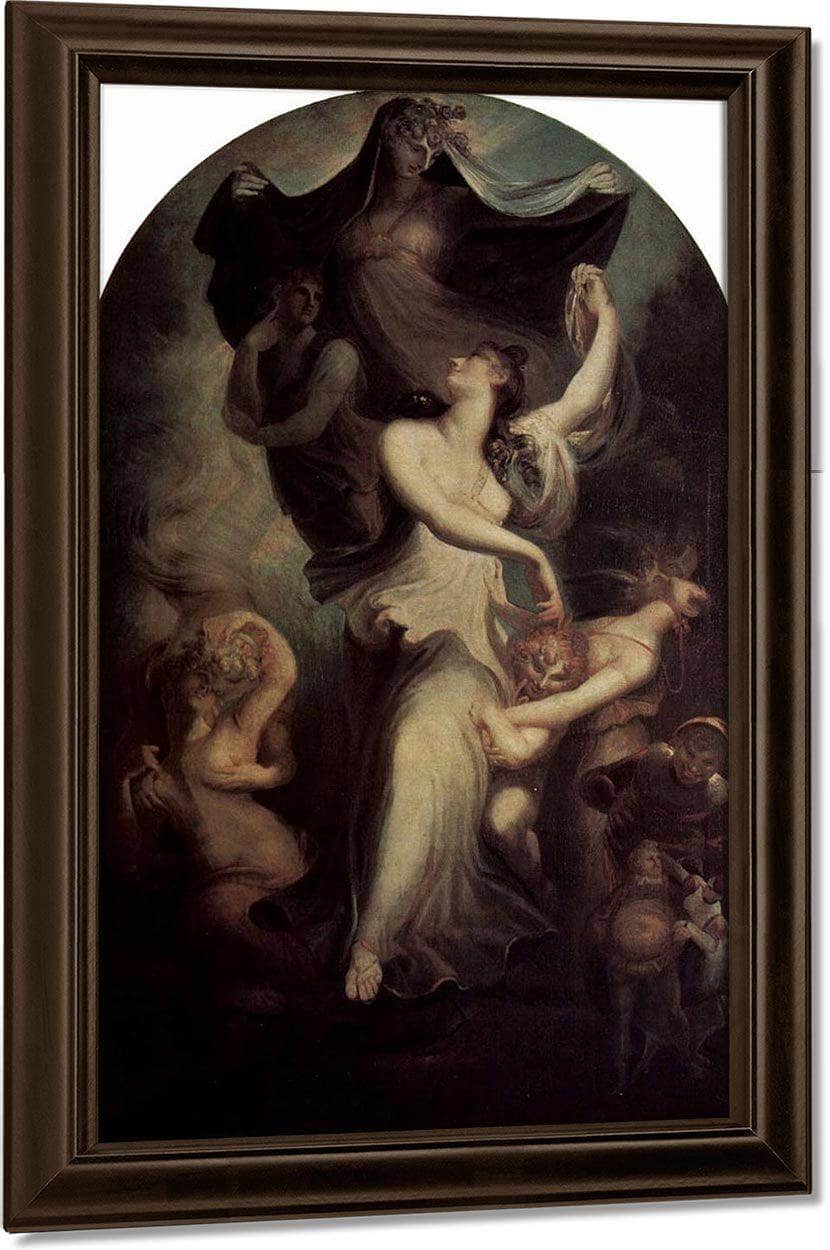 Euphrosyne Before The Imagination And The Temperance By Henry Fuseli Fine Art Print