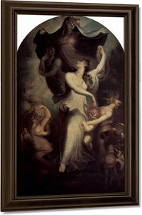 Euphrosyne Before The Imagination And The Temperance By Henry Fuseli Fine Art Print