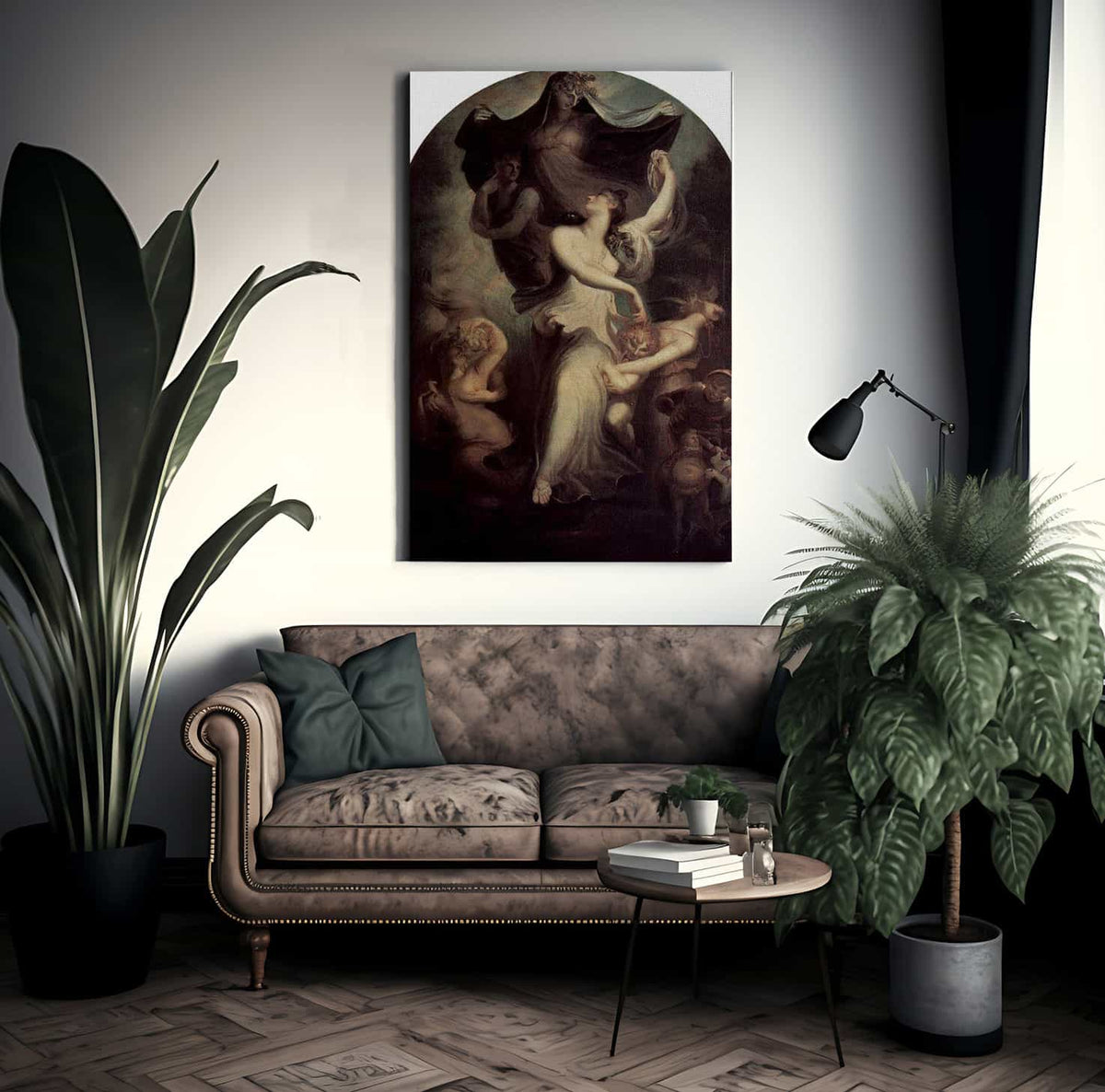 Euphrosyne Before The Imagination And The Temperance By Henry Fuseli Fine Art Print