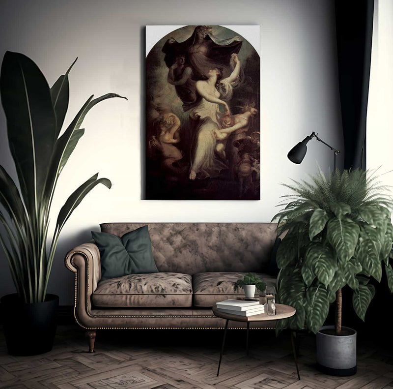 Euphrosyne Before The Imagination And The Temperance By Henry Fuseli Fine Art Print