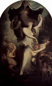 Euphrosyne Before The Imagination And The Temperance By Henry Fuseli Fine Art Print