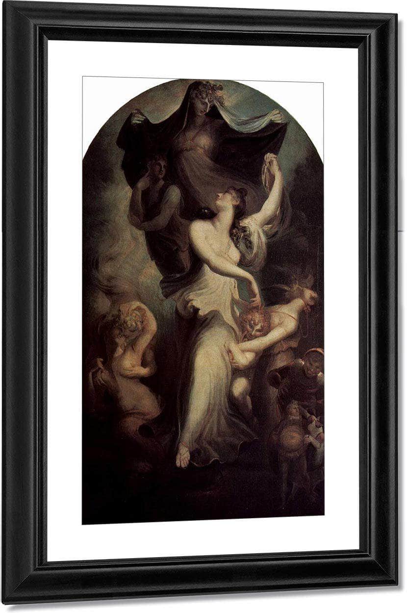 Euphrosyne Before The Imagination And The Temperance By Henry Fuseli Fine Art Print