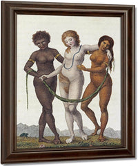 Europe Supported By Africa And America By William Blake Fine Art Print