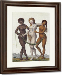 Europe Supported By Africa And America By William Blake Fine Art Print