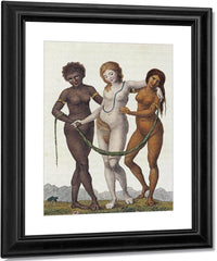 Europe Supported By Africa And America By William Blake Fine Art Print