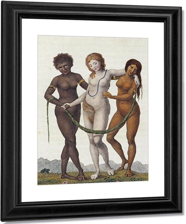 Europe Supported By Africa And America By William Blake Fine Art Print