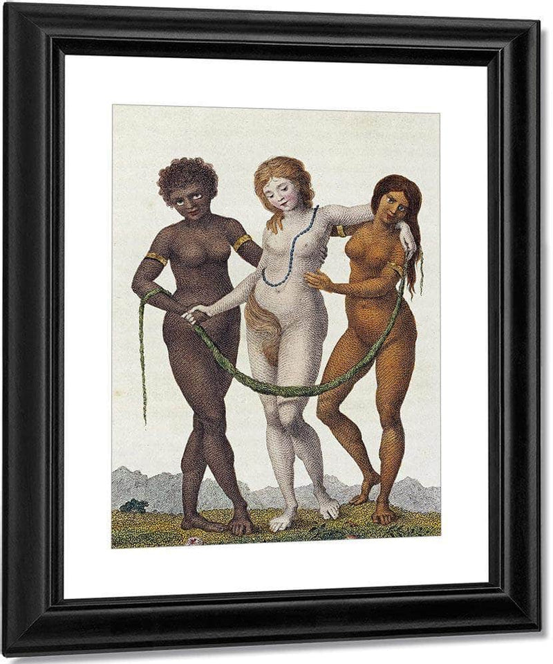 Europe Supported By Africa And America By William Blake Fine Art Print