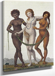 Europe Supported By Africa And America By William Blake Fine Art Print