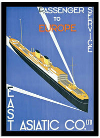 Europe  Vintage Poster Fine Art Print