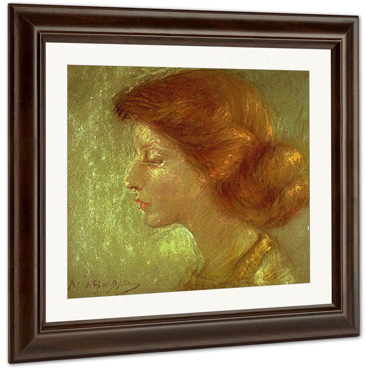Evalina Cortland Palmer By Alice Pike Barney Fine Art Print