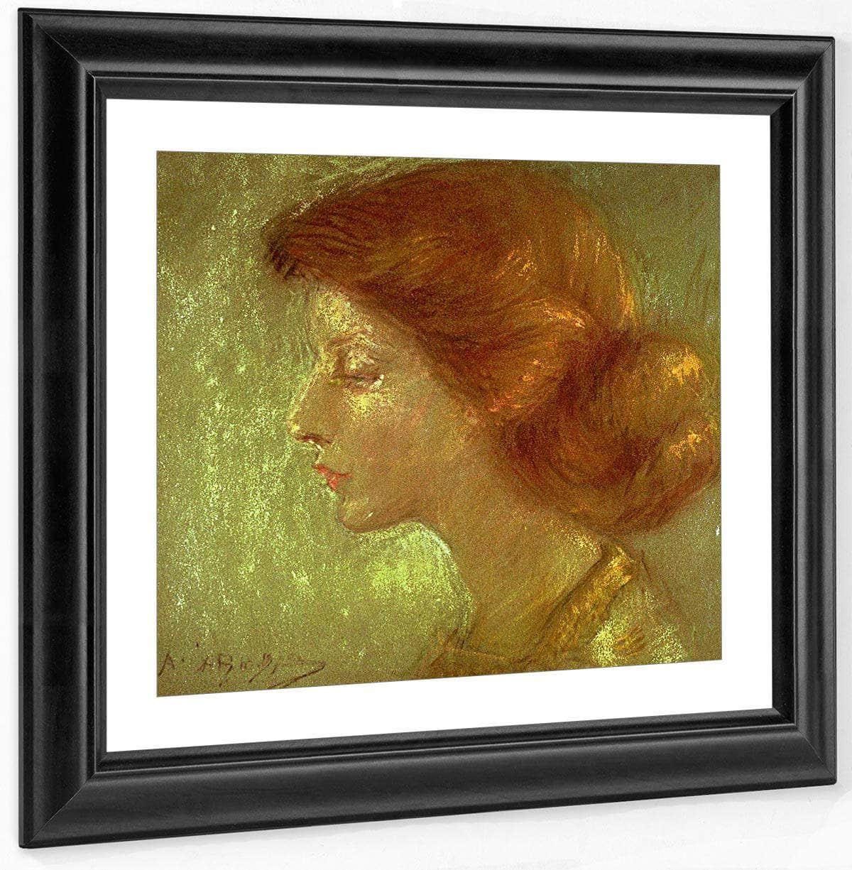 Evalina Cortland Palmer By Alice Pike Barney Fine Art Print