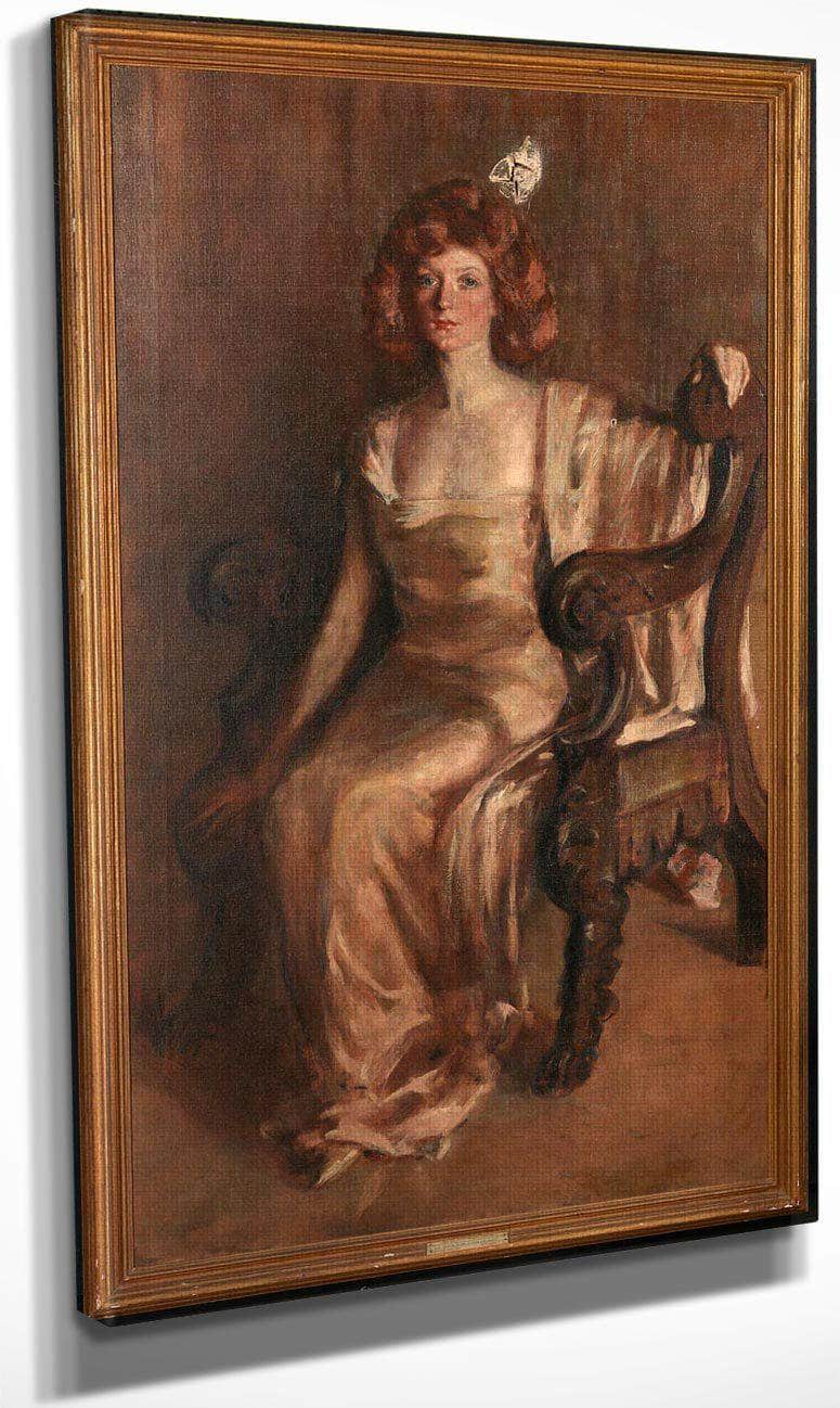 Evalina Palmer Sicilianos By Alice Pike Barney Fine Art Print