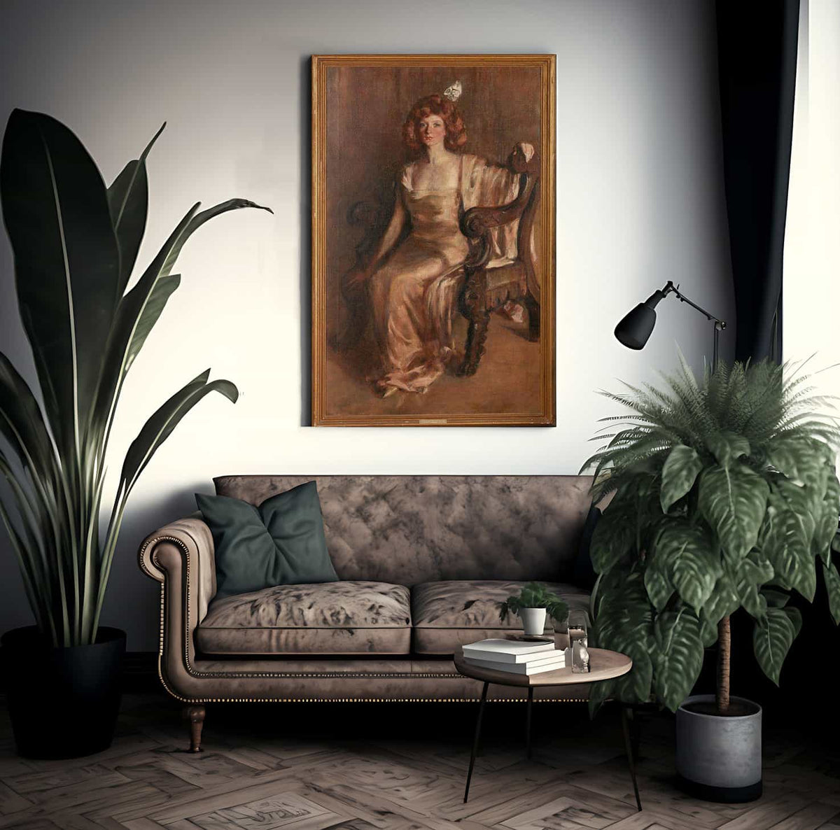 Evalina Palmer Sicilianos By Alice Pike Barney Fine Art Print