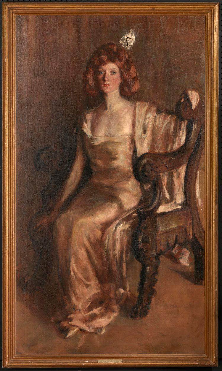 Evalina Palmer Sicilianos By Alice Pike Barney Fine Art Print