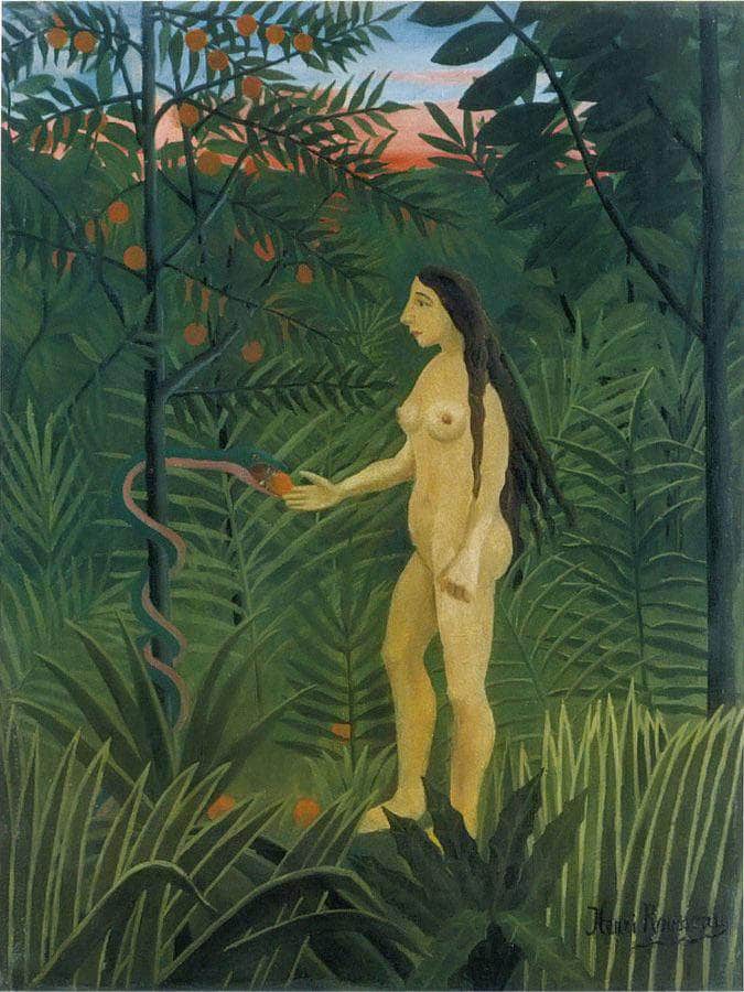 Eve About 1905 1907 By Henri Rousseau Fine Art Print