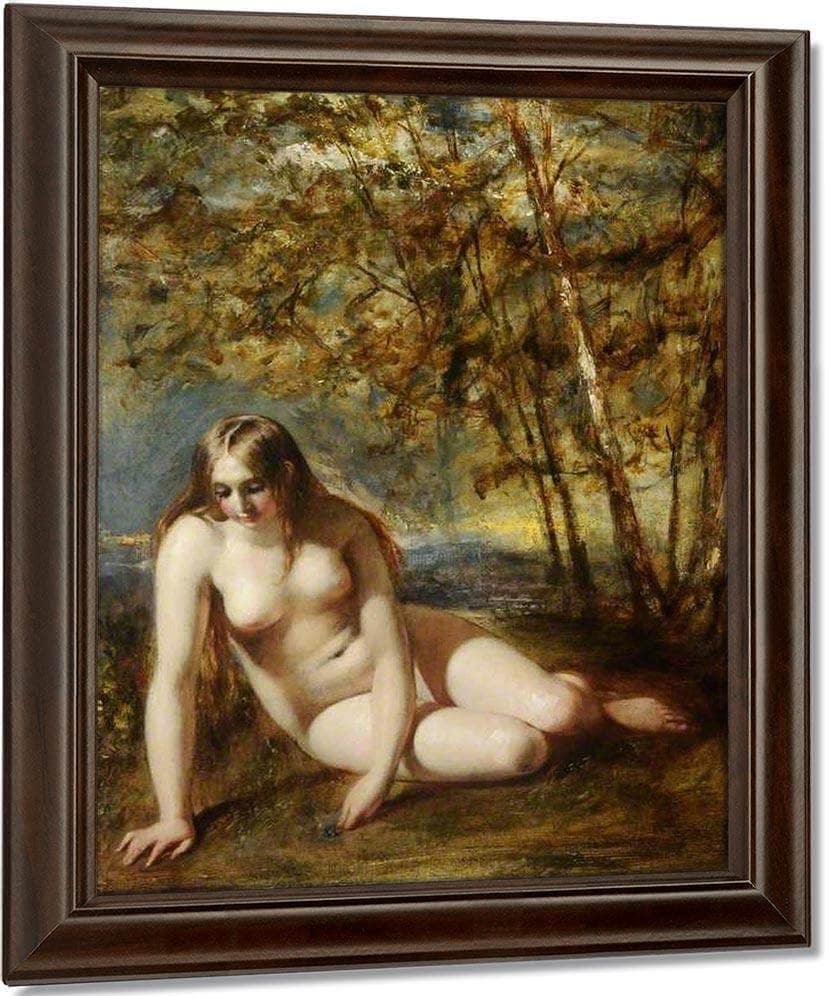 Eve At The Fountain By William Etty Fine Art Print