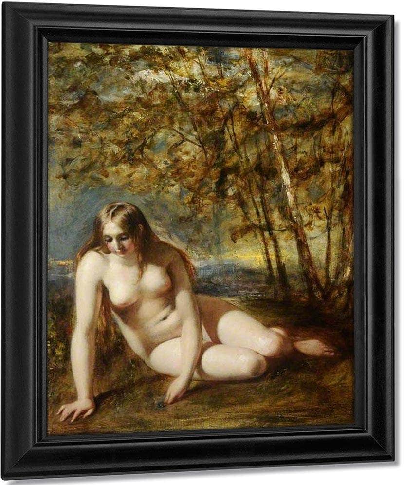 Eve At The Fountain By William Etty Fine Art Print