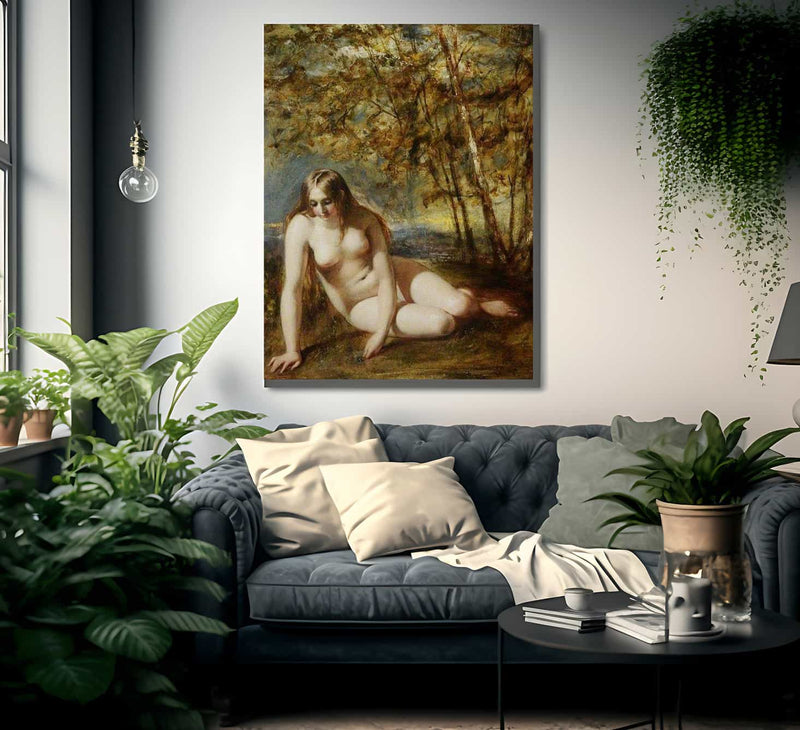 Eve At The Fountain By William Etty Fine Art Print