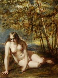 Eve At The Fountain By William Etty Fine Art Print