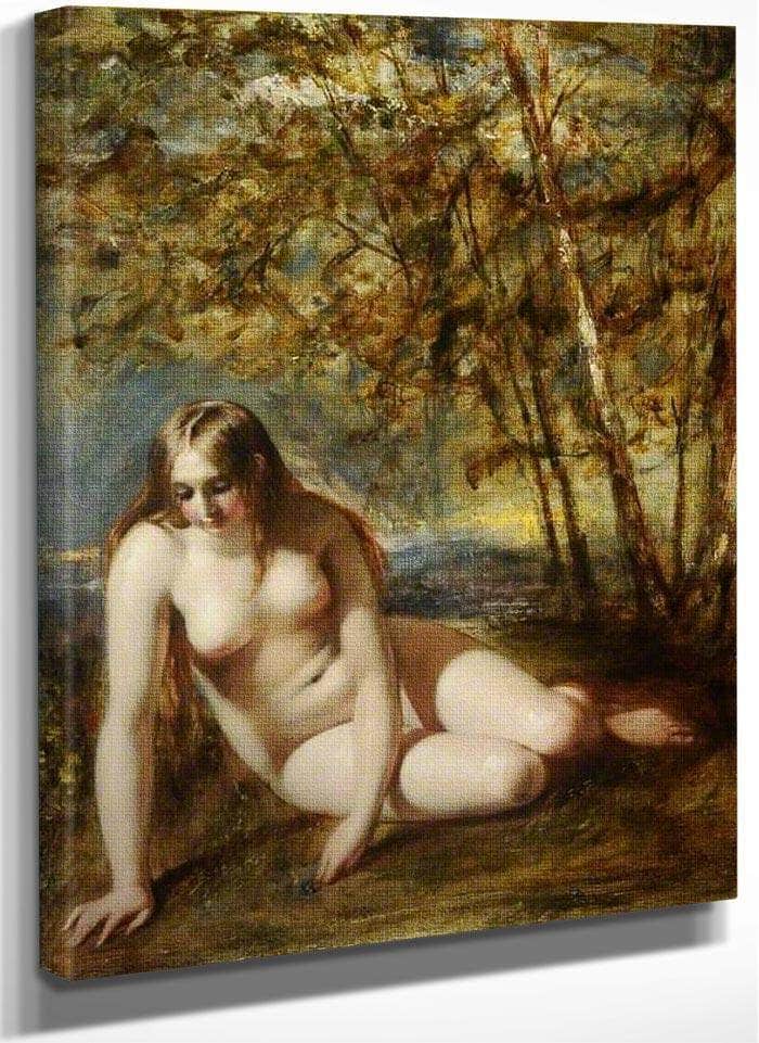 Eve At The Fountain By William Etty Fine Art Print