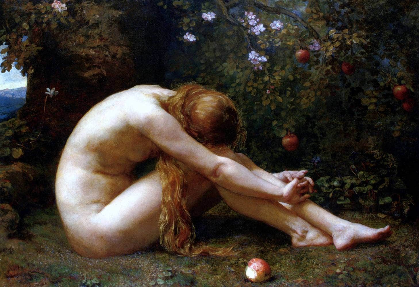 Eve Painting Anna Massey Lea Merritt Canvas Art Fine Art Print