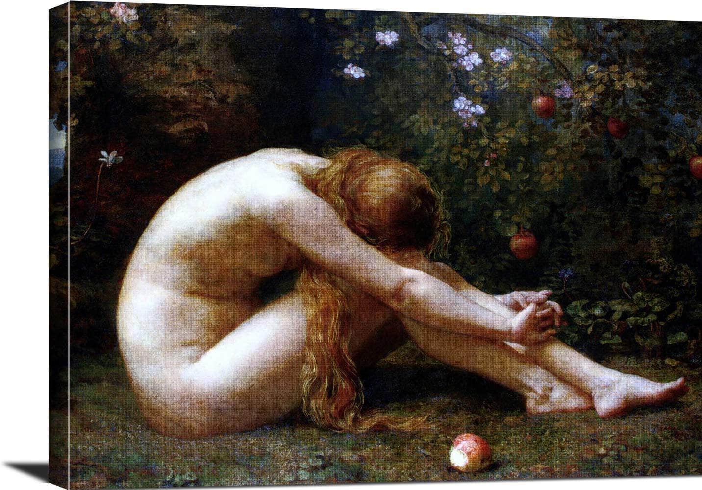 Eve Painting Anna Massey Lea Merritt Canvas Art Fine Art Print