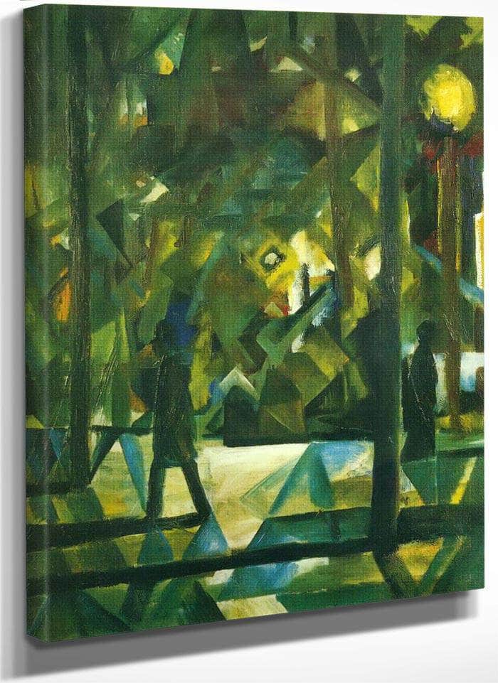Evening By August Macke Fine Art Print