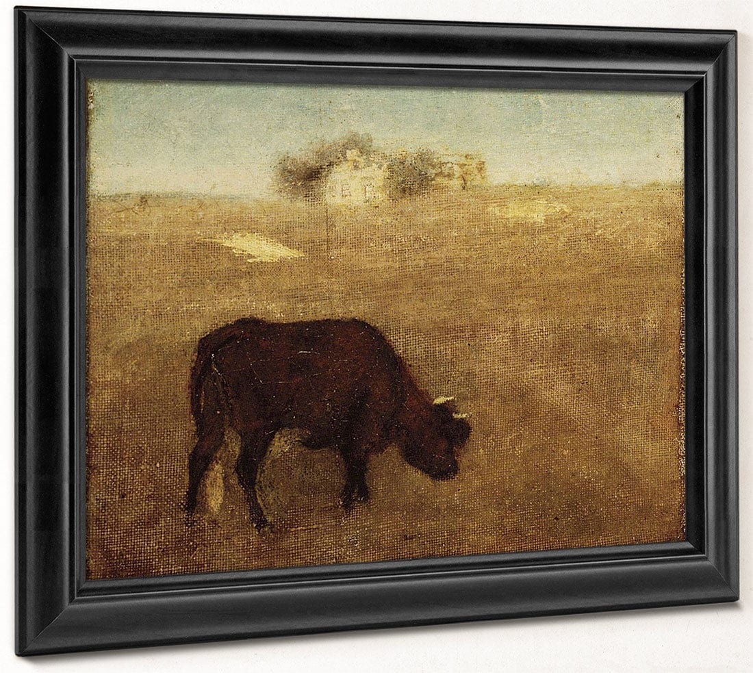 Evening Glow, The Old Red Cow By Albert Pinkham Ryder Fine Art Print
