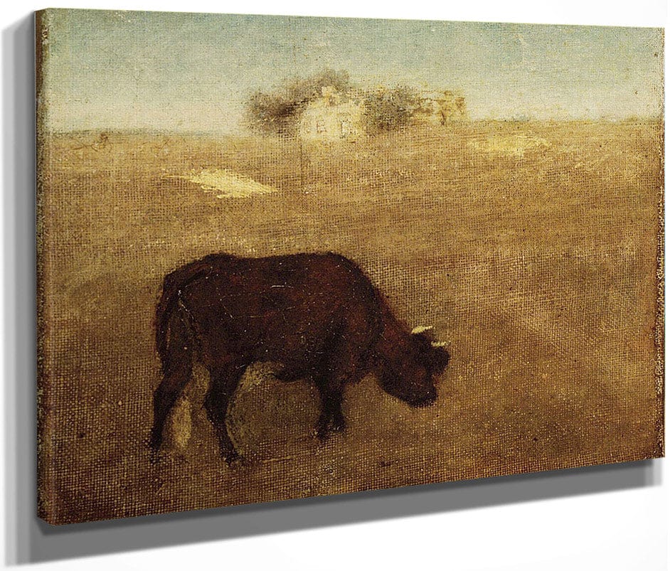 Evening Glow, The Old Red Cow By Albert Pinkham Ryder Fine Art Print