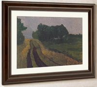 Evening Landscape With Pines By Paula Modersohn Becker Fine Art Print