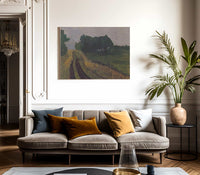 Evening Landscape With Pines By Paula Modersohn Becker Fine Art Print