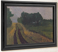 Evening Landscape With Pines By Paula Modersohn Becker Fine Art Print