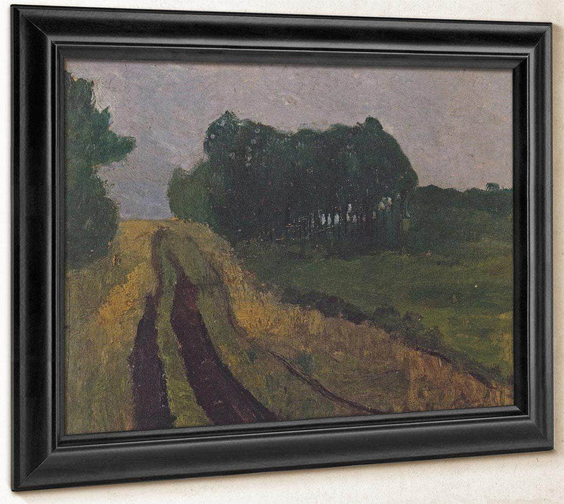 Evening Landscape With Pines By Paula Modersohn Becker Fine Art Print