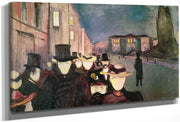 Evening On Karl Johan 1892 By Edvard Munch Fine Art Print