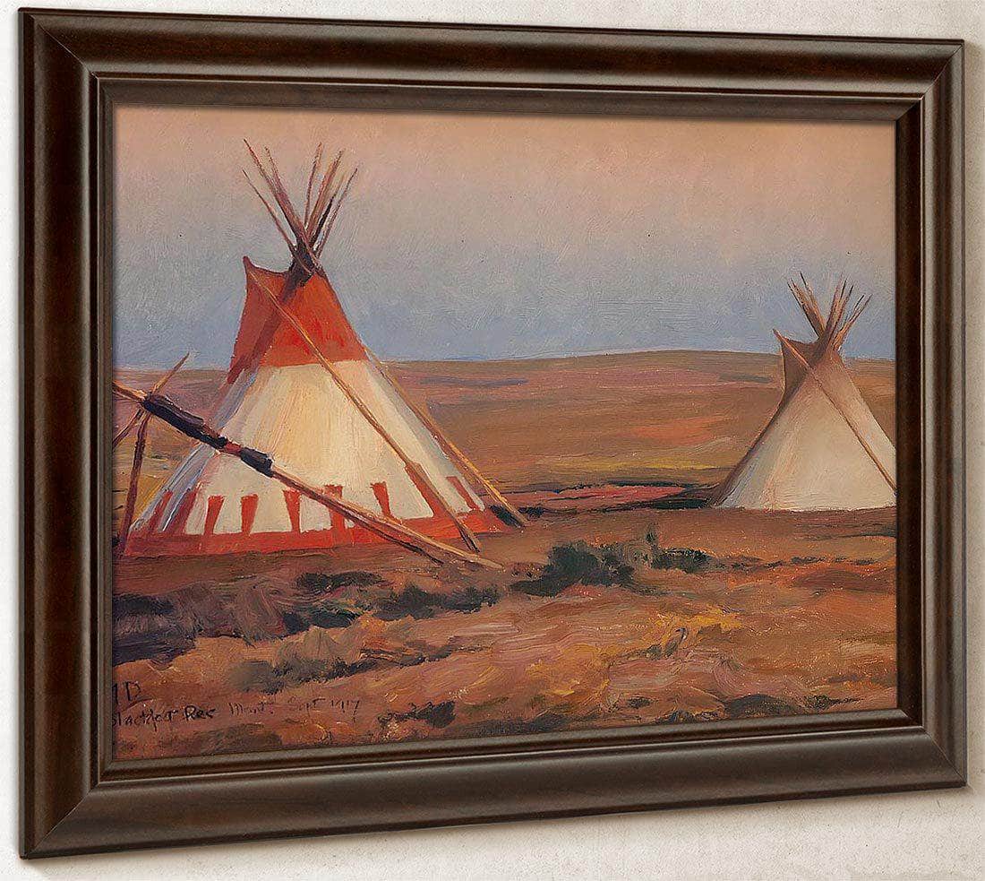 Evening On The Blackfeet Reservation By Maynard Dixon Fine Art Print