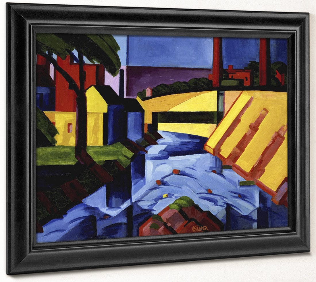 Evening Tones By Oscar Bluemner Fine Art Print