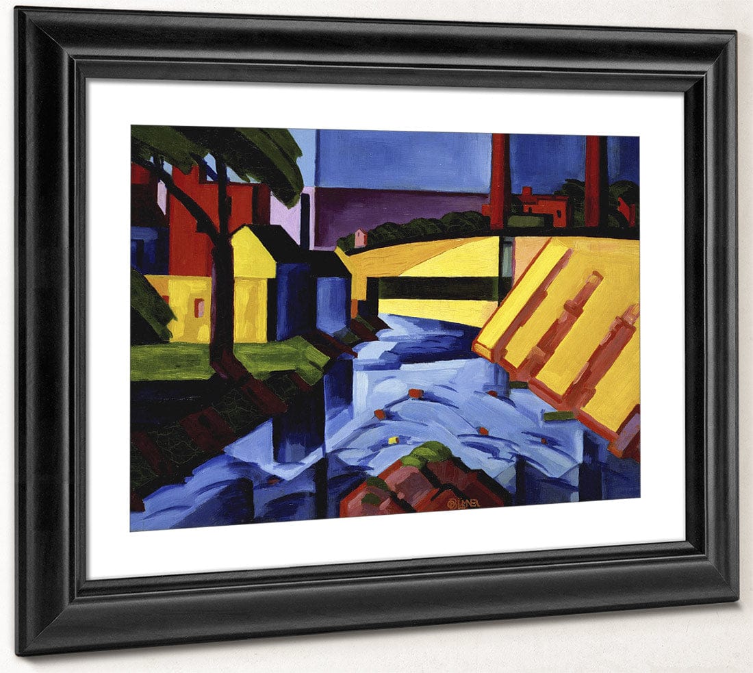 Evening Tones By Oscar Bluemner Fine Art Print