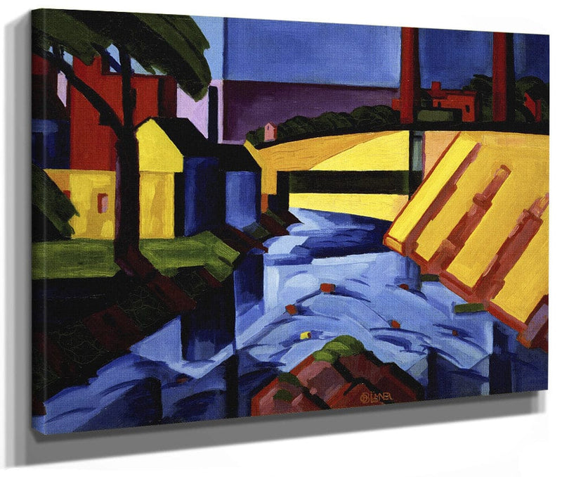 Evening Tones By Oscar Bluemner Fine Art Print