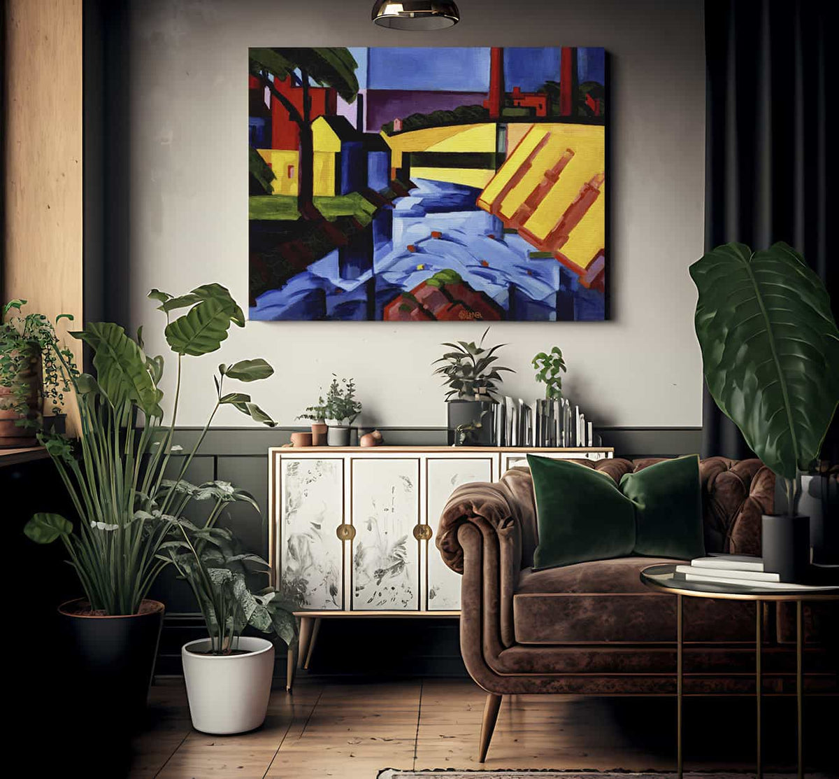 Evening Tones By Oscar Bluemner Fine Art Print